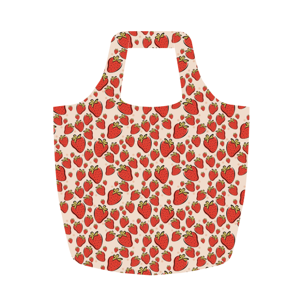 Strawberry-Printed-Shopping-Bag-Songhome-Bag